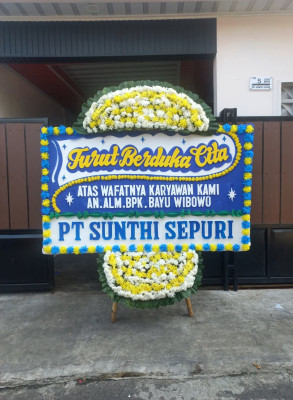 Papan Bunga Duka di Kupitan